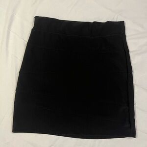 Streetwear Society Black Mini Skirt